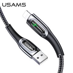 USB кабель для iPhone Lightning USAMS Smart Power Off Cable Raydan Series US-SJ469 |1.2m, 2.4A|